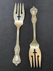 Reed Barton Sterling Silver Set Of 2 Salad Forks Marlborough Pattern 70.7 Grams
