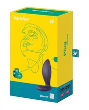 Vibratore Dildo Anale Plug Stimolatore Tappo Vibrante USB APP Satisfyer