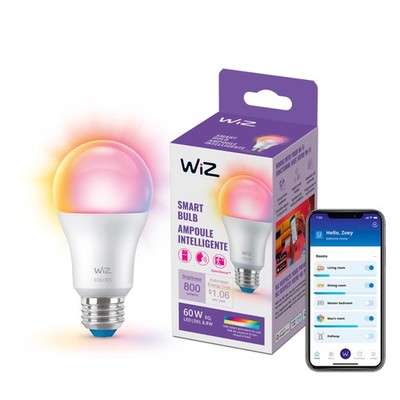 WiZ Connected LED Smart Light Bulbs, Sunset to Sunrise 1 Pack, Color