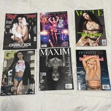 6 Charli XCX Kim Petras Rare Magazines Vogue Maxim GQ Rolling Stone New York