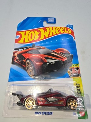 Hot Wheel Mach Speeder Exoticar 158/250 Metallic Red Diecast Car Collectible Toy