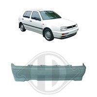 StoßStange Hinten FüR Vw Golf Iii 3 1H 1991-1997 Grundiert StoßFäNger