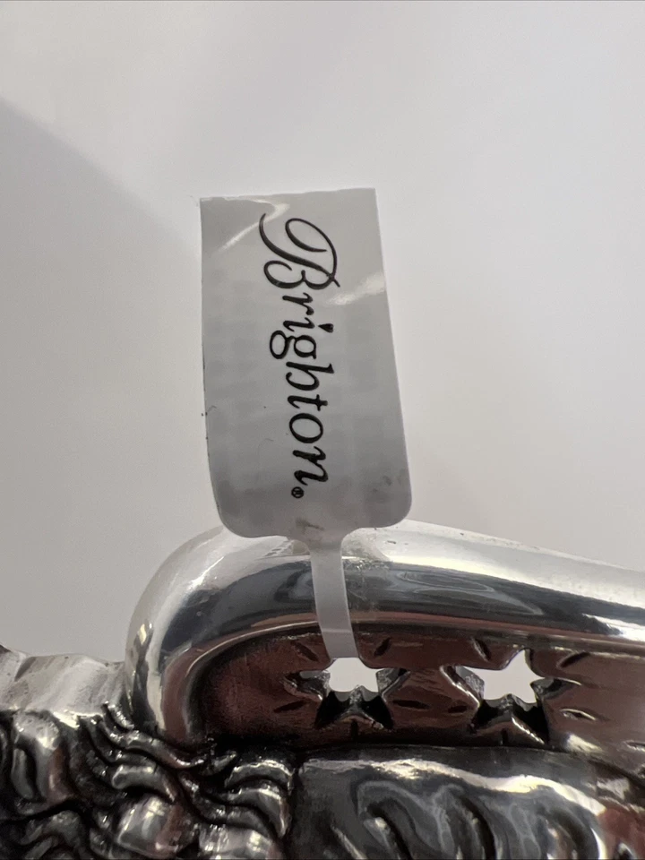 CUBIERTA CORAZÓN ÁNGEL enchapada en plata Brighton SOLO para luz nocturna retirada nueva con etiqueta Foto 4 de 4