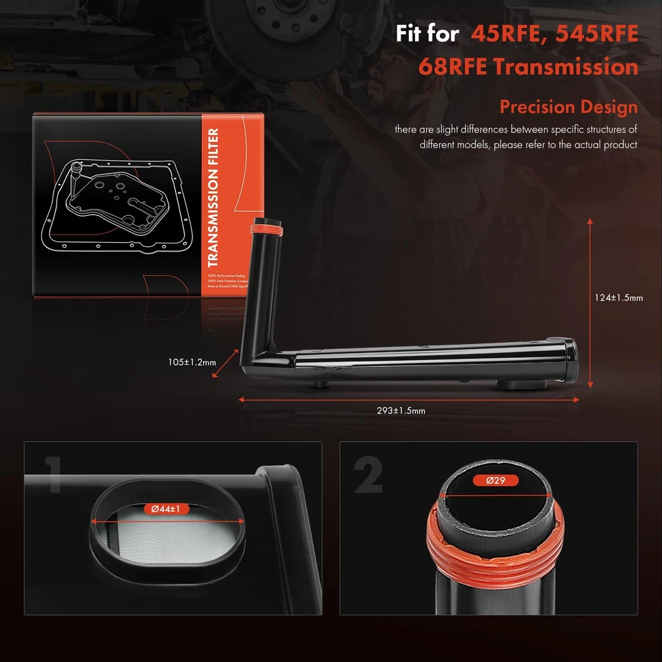 Nuevo filtro de transmisión automática para Ford F-150 F-150 Heritage F-250 Super Duty Foto 4 de 4