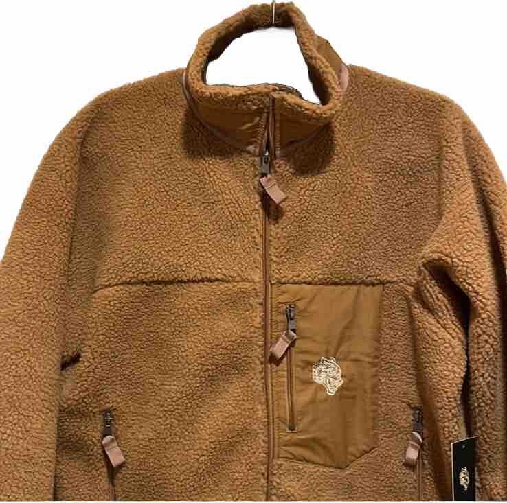 New Darc Sport Wolves Line Pine Sherpa Jacket Color Tan sz M | eBay