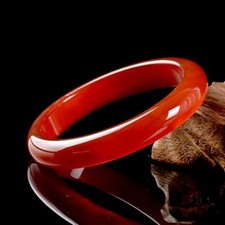 Exquisite Delicate Chinese Natural Red Agate Hand Polished Bracelet