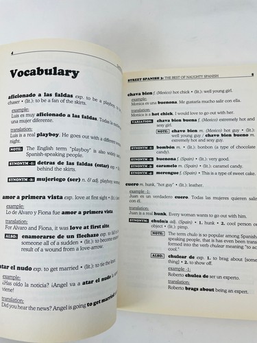 Street Spanish 3: The Best of Naughty Spanish by David Burke Slang Book - Picture 6 of 6