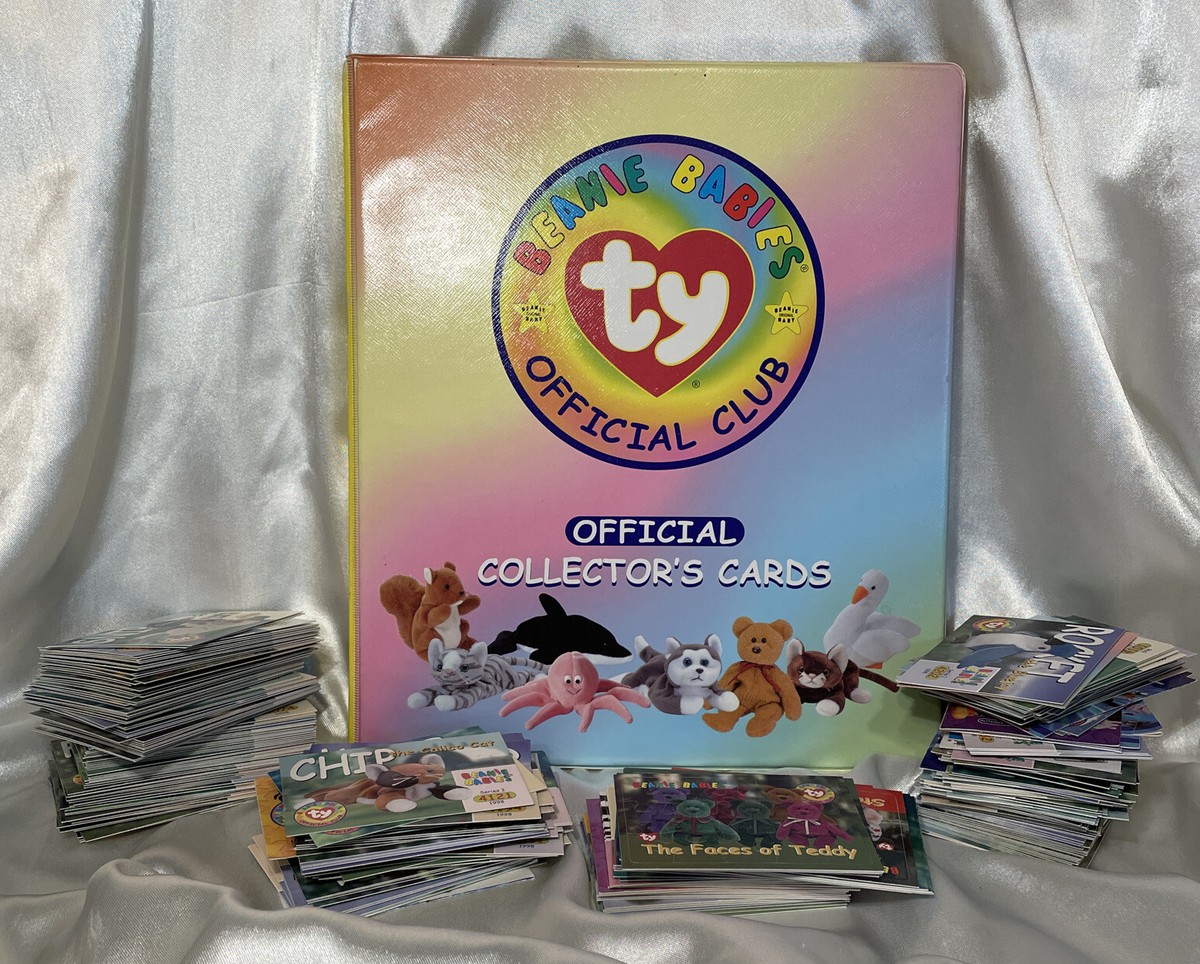 TY Beanie Babies Official Club Collectors 400+ Cards Puzzle Book