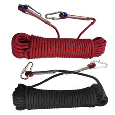 20m Outdoor Climbing Rope Diameter 8mm Outdoor Static Rock Climbing Rope, High