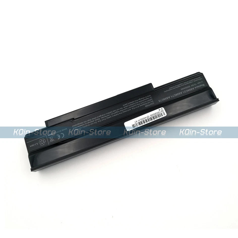 Battery for Acer Extensa 5635Z 5635ZG GATEWAY NV4400 AS09C31 AS09C71 AS09C75 Z06 - Imagem 2 de 4