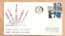 BLACK BRANT NASA SOLAR X-RAY EXP FEB 18,1976 WHITE SANDS  SPACE COVER  NASA