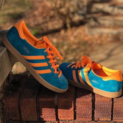 adidas trainers blue and orange