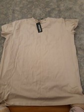 Boohoo Ladies Dress.  Sand  T Shirt. Dize 10
