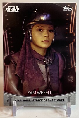 2020 Topps Women of Star Wars Zam Wesell Attack of the Clones Base Card #99  