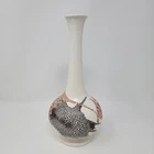 Royal Haeger Pebble Lava Earth Wrap Vase MCM 10"