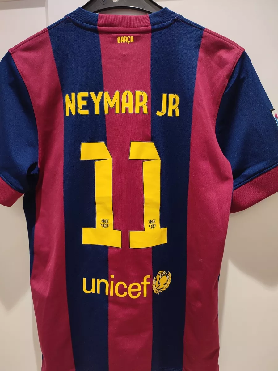 Neymar JR FC BARCELONA 2014-2015 Home S Football Shirt Jersey Camiseta