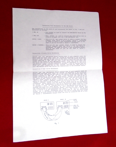 Viglen Winchester User Guide for the Viglen Winchester Master System (Acorn BBC) - Picture 5 of 6