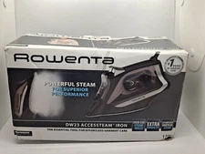 Rowenta DW23 Accessteam Steam Iron, 1700 Watt. New, But Has Box Damage