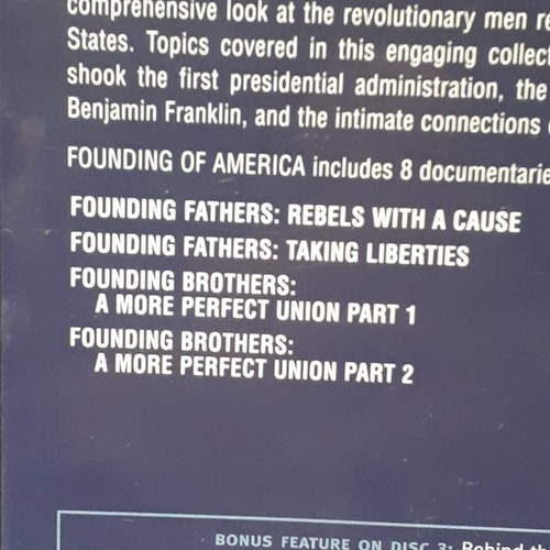 Founding of America 8 Dokumentarfilmsammlung gebraucht 5-DVD American History Kanal - Bild 3 von 9