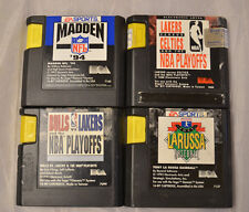 4 Sega Genesis Sports Video Game Cart Lots Madden 94 Tony La Russa Baseball NTSC