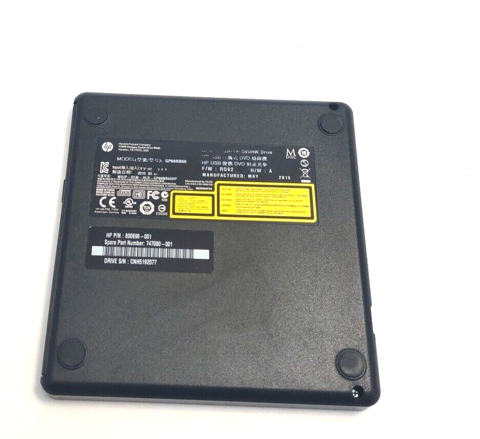 HP GP60NB60 USB External DVDRW Drive 800696001 eBay