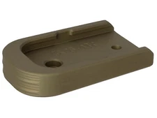 for Glock 43X 48 Magazine Base Plate, Laser Engraved in ODG - Choose Image