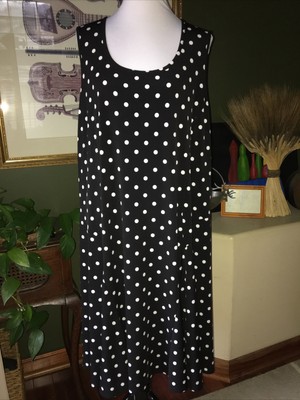 susan graver polka dot dress