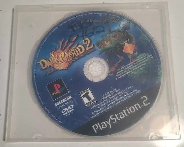 Dark Cloud (Sony PlayStation 2, 2003)Disc only, Untested