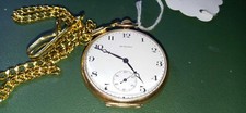 Howard Keystone Model 1912 12S 17 Jewel Nickel Adjusted 3 positions, Excellent