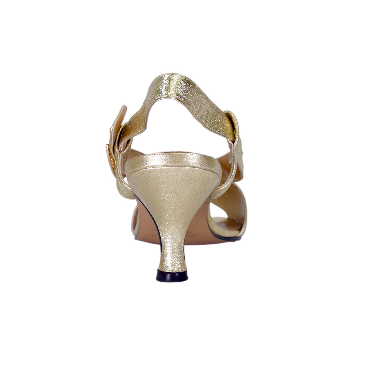 Floral Helene Women's Wide Width Criss-Cross Dress Heeled Sandals Gold / 9 E Floral Helene Women's Wide Width Criss-Cross Dress Heeled Sandals Gold / 9 E