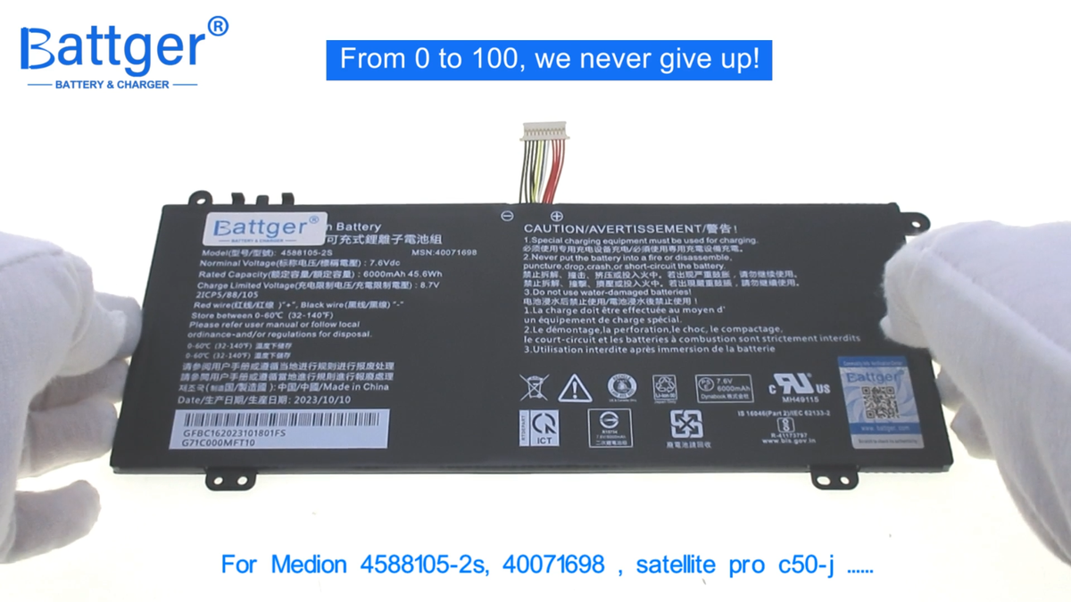 Genuine 4588105-2s battery for TOSHIBA Dynabook satellite pro C50