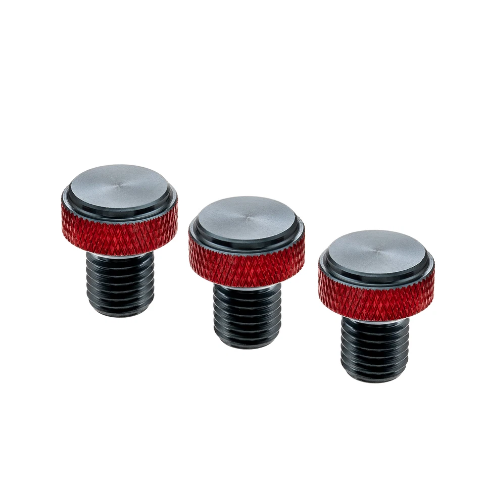 Enchufe de orificio de espejo retrovisor MOFUN 3 piezas M10x1,25 doble color para Suzuki Honda Foto 3 de 4