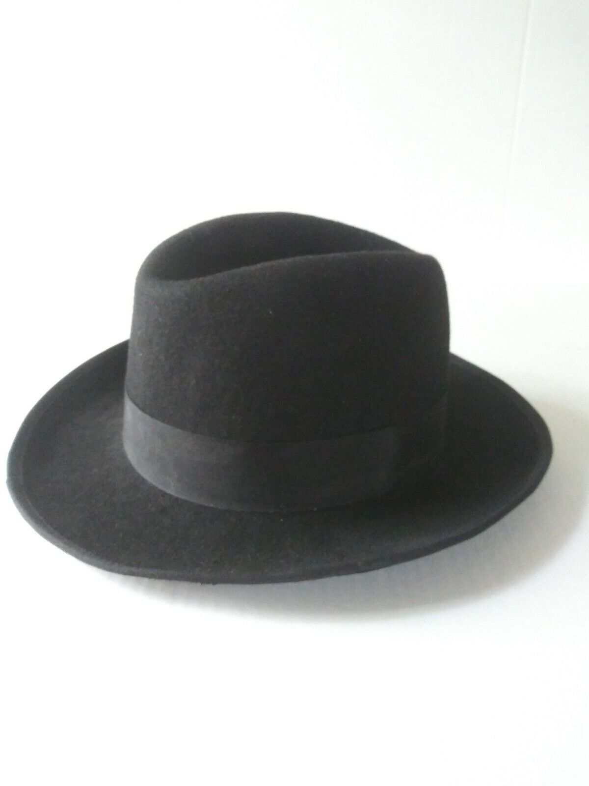 Ferrecci Godfather Premium Wool Formal Black Hat … - image 3