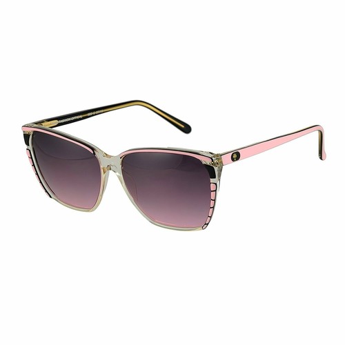 Occhiali da sole alta moda design Firenze 628-2 rosa 57-16 Made in Italy - Foto 2 di 3