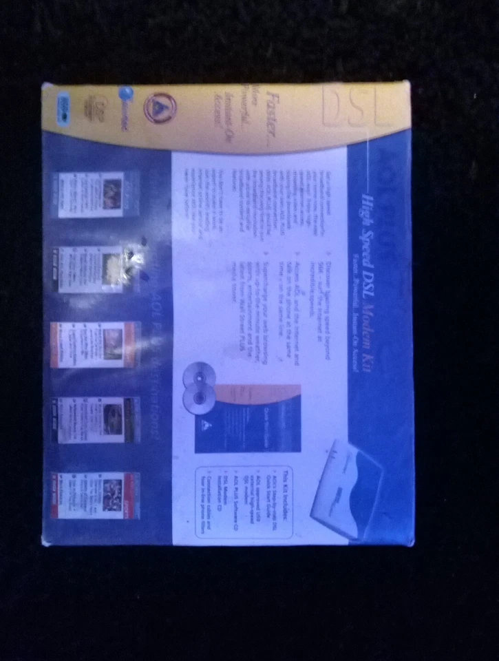 Aol Plus High Speed DSL Modem Kit New And Sealed - Image 2 of 2
