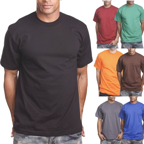 Mens Super Heavy Weight T Shirt Tee 