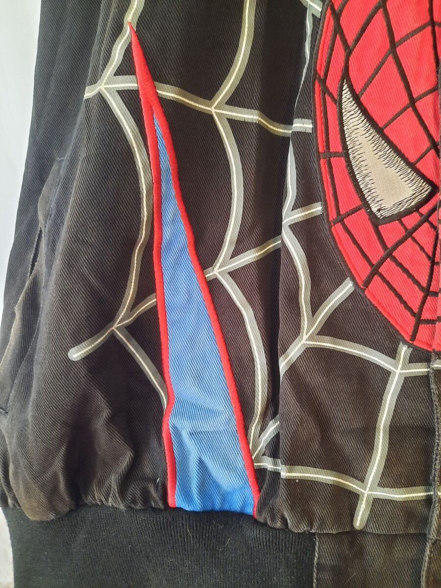 VINTAGE JH DESIGN MARVEL SPIDERMAN 3 JACKET NASCAR BOBBY VINTAGE JH DESIGN MARVEL SPIDERMAN 3 JACKET NASCAR BOBBY