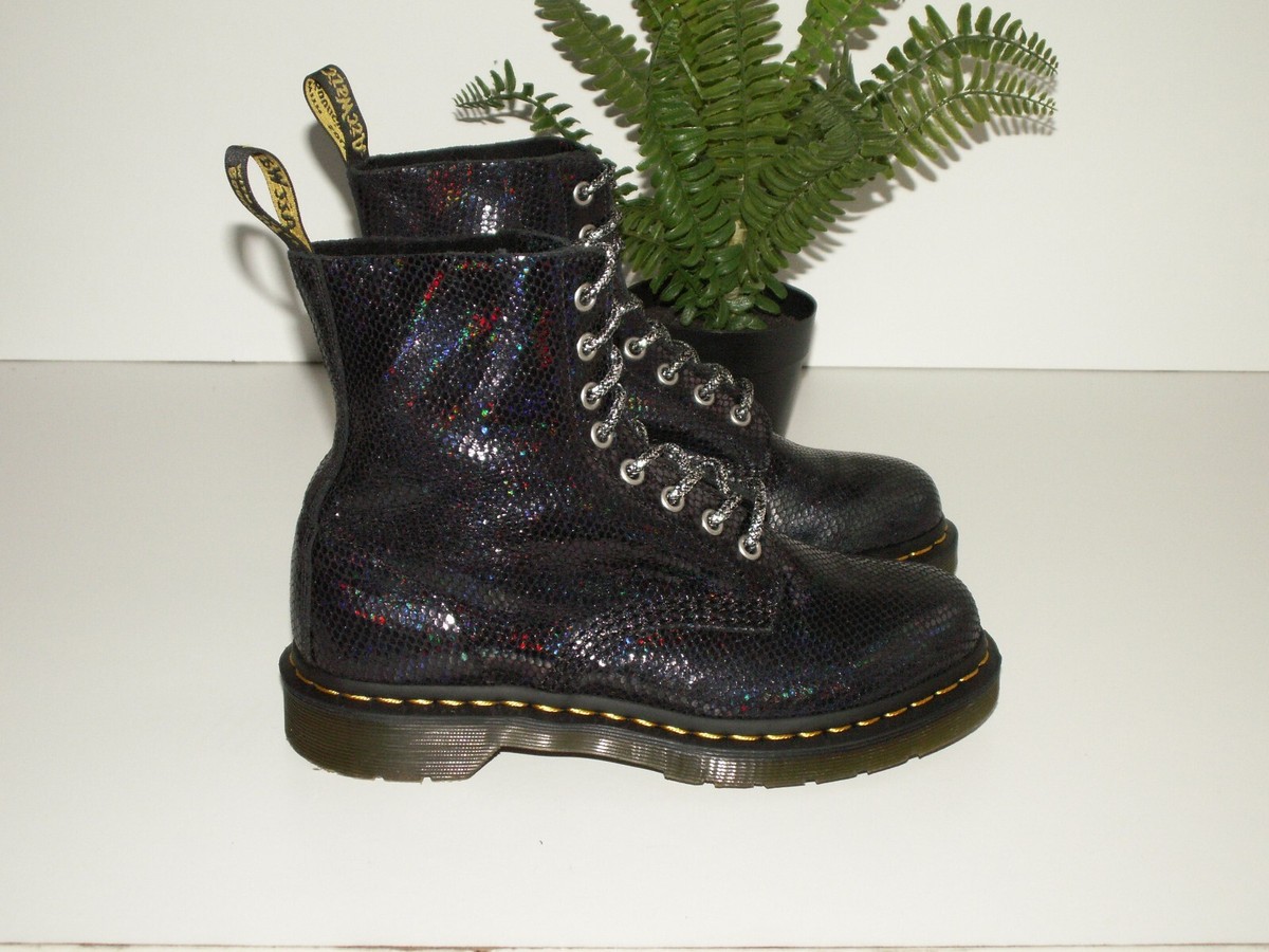 Iridescent Dr Martin Pascal Martens 1460 PASCAL Iridescent Crackle