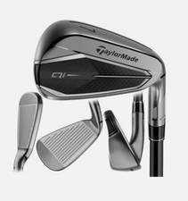 NEW in Box - TaylorMade Qi Gunmetal Black Limited Edition Iron Set 5-PW, GW - RH