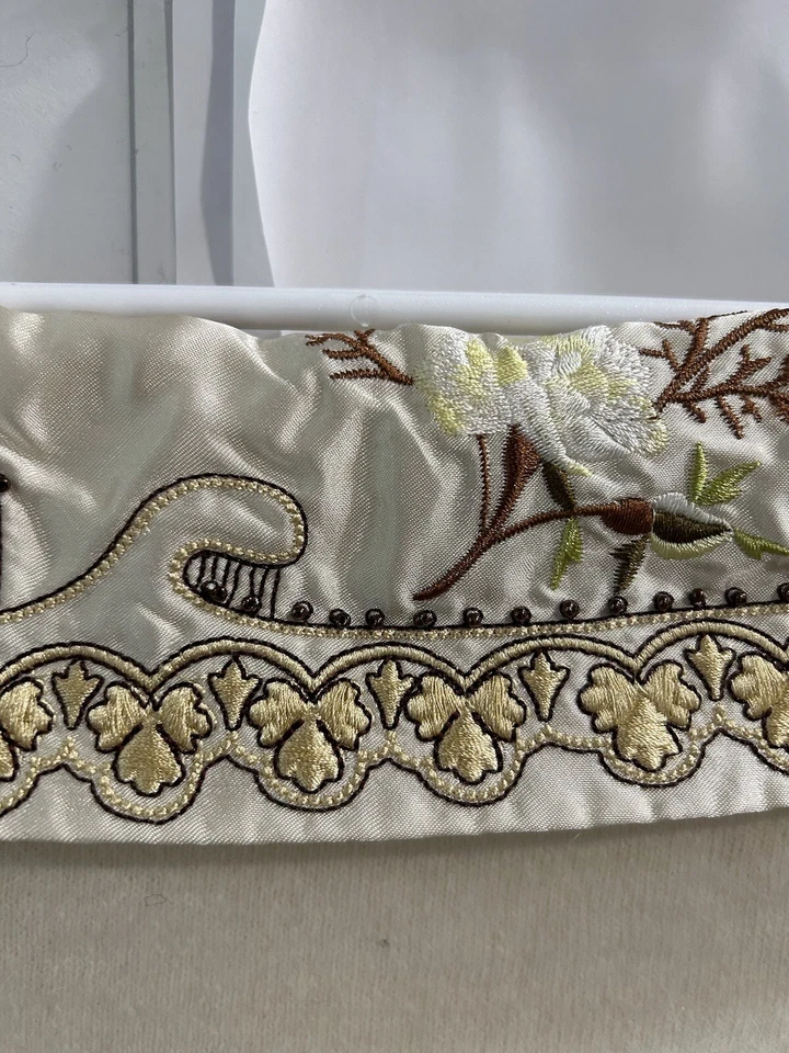 Raro Suéter Anthropologie Corderos Lana Mezcla Angora Serpiente Elegante Cuello Barco Talla L Foto 4 de 4