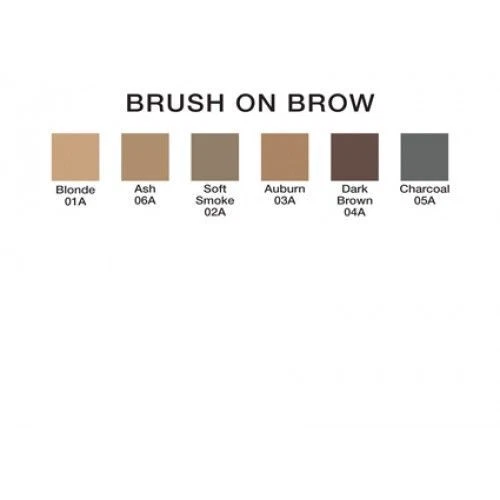 Brush On Brow ~Ash~ Natural Pressed Eye Brow Defining Powder W/ Compact - Image 2 of 2