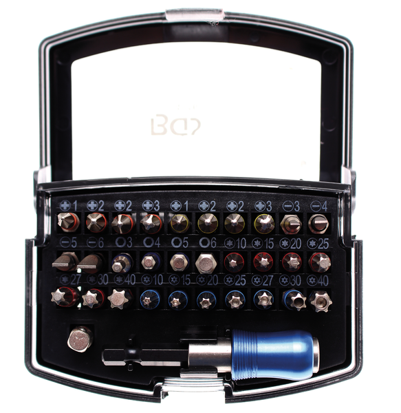 Color-Bit-Satz 32-Tlg. Kreuzschlitz Innensechskant T-Profil FüR Torx Bit-Adapter-image