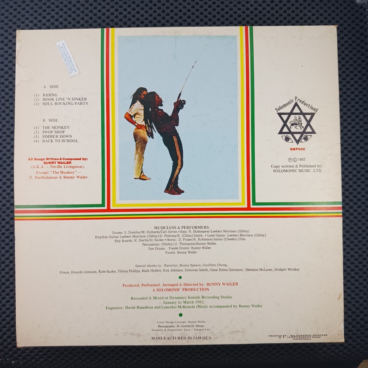 Bunny Wailer – Hook Line & Sinker (Solomonic – SMP008) | eBay
