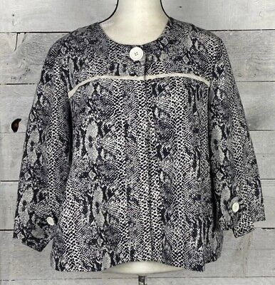 Snake Print Short Jacket Snake Print Short Jacket
