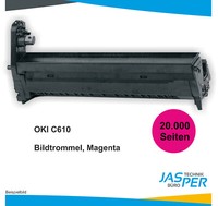 Original Oki Bildtrommel Magenta Geeignet FüR C610 44315106 20000 Seiten Neu