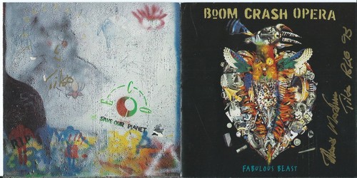 BOOM CRASH OPERA "FABULOUS BEAST" 1992 OZ CD AUTOGRAPHED LIKE NEW - Picture 3 of 4
