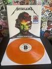 METALLICA Hardwired To Self Destruct VG++ 2LP FLAME ORANGE VINYL W/HYPE STICKER