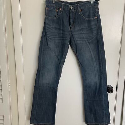Men s Levi s 527 Boot Cut 32/32 Medium Wash Blue Jeans