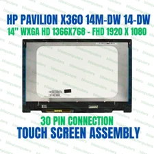 L96516-001 14" HP Pavilion X360 14-DW1034NR LED LCD Touch Screen Assembly