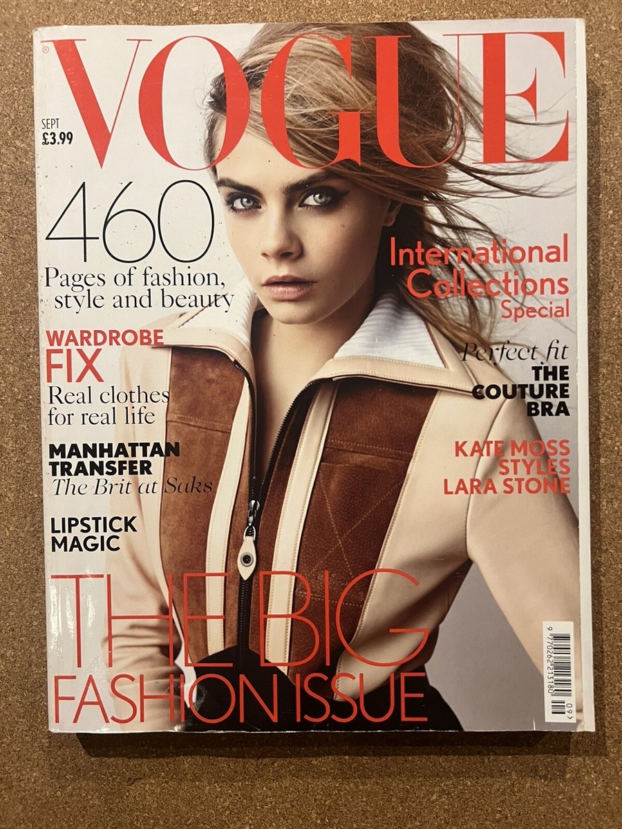 VOGUE UK Magazine Cara Delevingne September 2014 Fashion | eBay UK